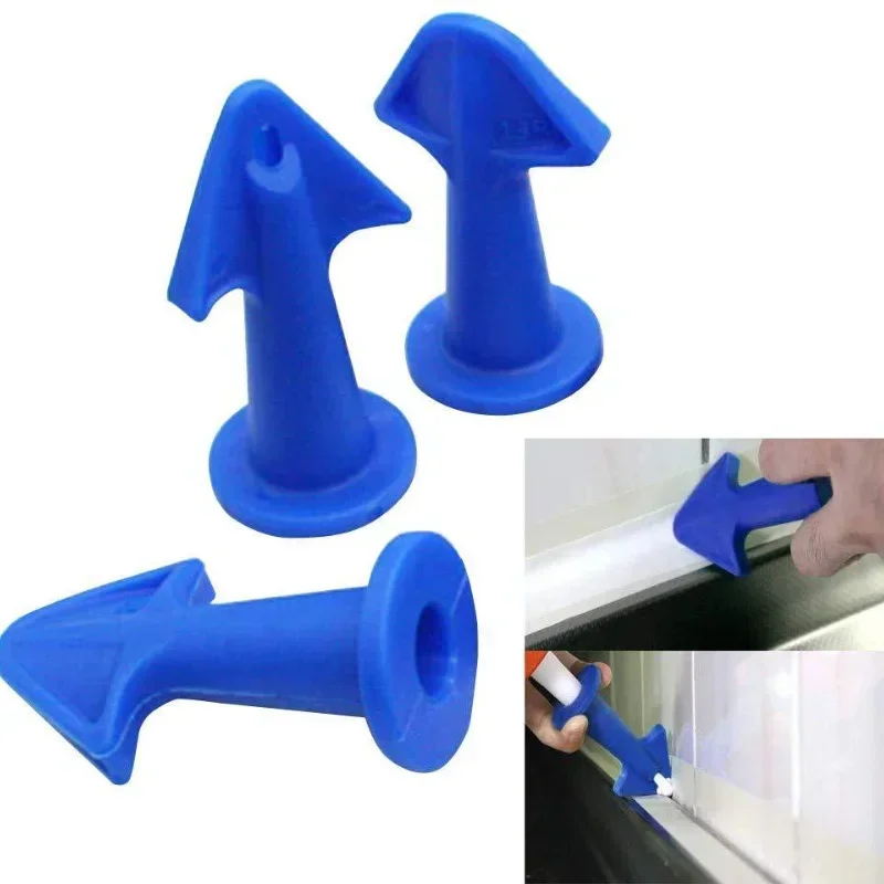 5 pezzi applicatore per ugello per calafataggio set spatola di finitura colla in plastica pala piastrelle giunti in mattoni strumento spatola per rimozione stampo per pavimenti