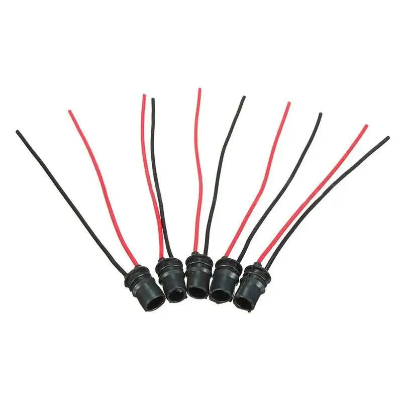 10Pcs T10 W5W Wedge Light Socket Connector Extension LED Lamp Bulb Base Holder Replacement Car Parts image 3
