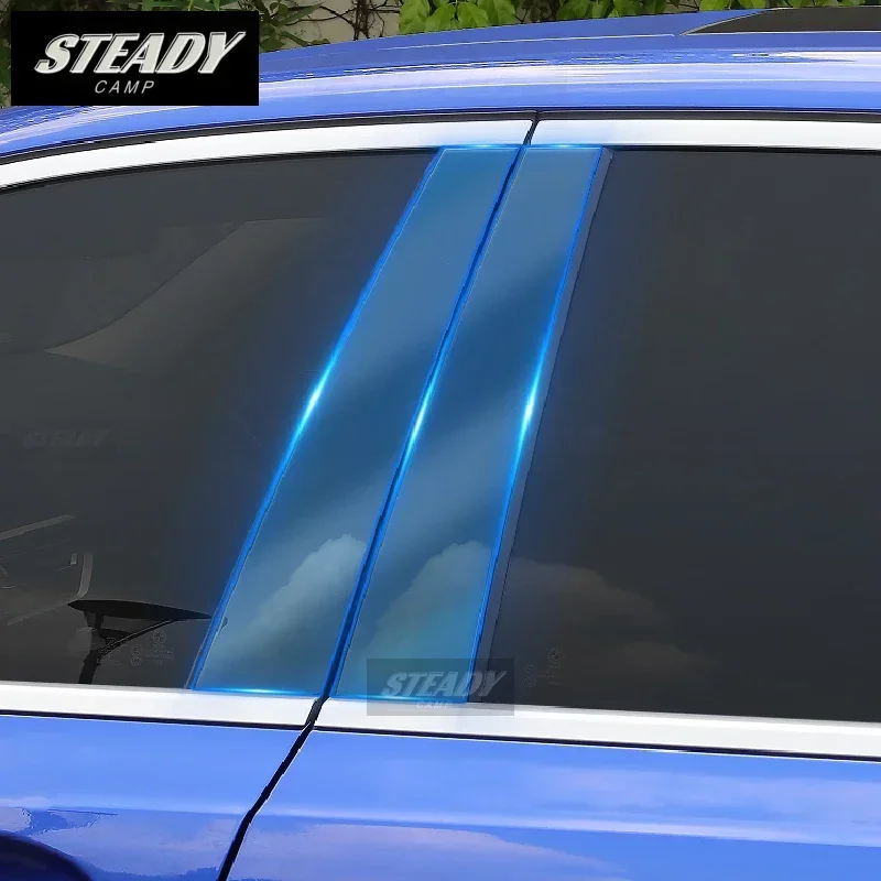 

For BMW G20 G21 Series 3 2019 2020 2021 2022 Car Exterior Window Pillar Anti-scratch TPU Protective Film Repair