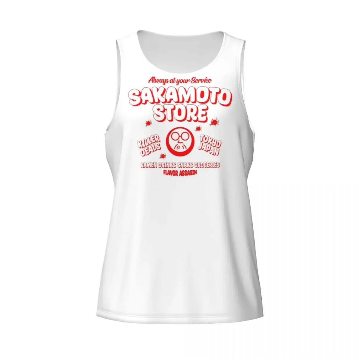 Quick Dry Sakamoto Days STORE Gym Tank Muscle Sleeveless Shirt Bodybuilding Breathable Vest