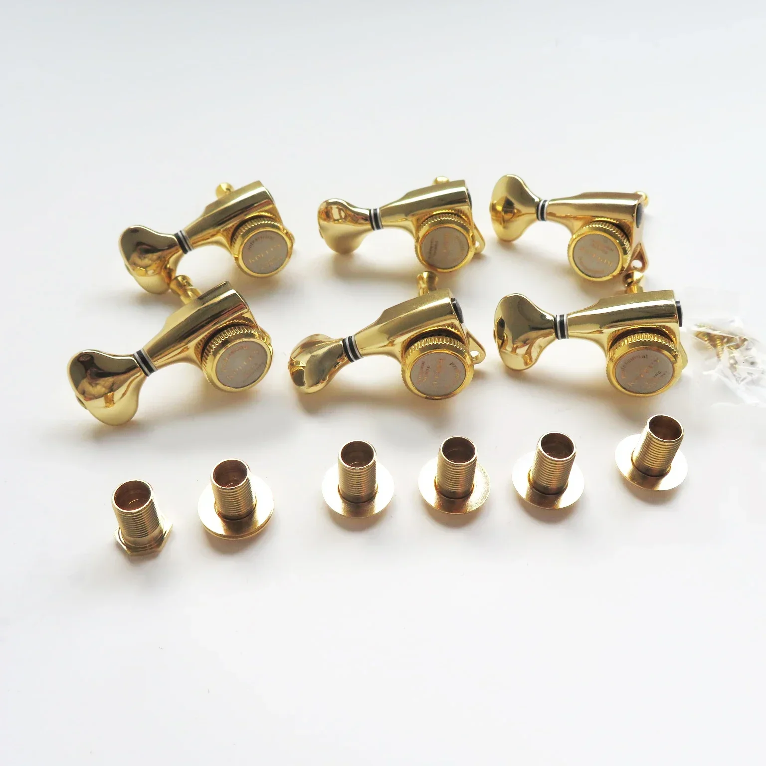 

1 set 6R/6L/7R of golden guitar string tuners