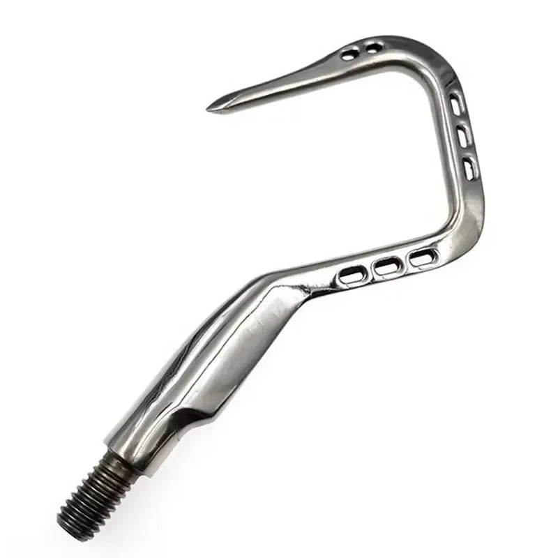 Newbility Hot Sale Sea Fishing Gaff Carbon Fiber 1.2kg 180cm Fishing Gaff Stainless Steel Hook Carbon Fiber Handle Fishing