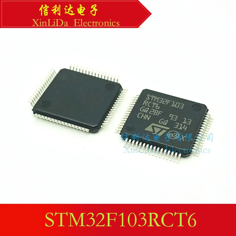 STM32F103RCT6 STM32F103 LQFP64 32-bit Microcontroller chips Embedded Processors New and Original