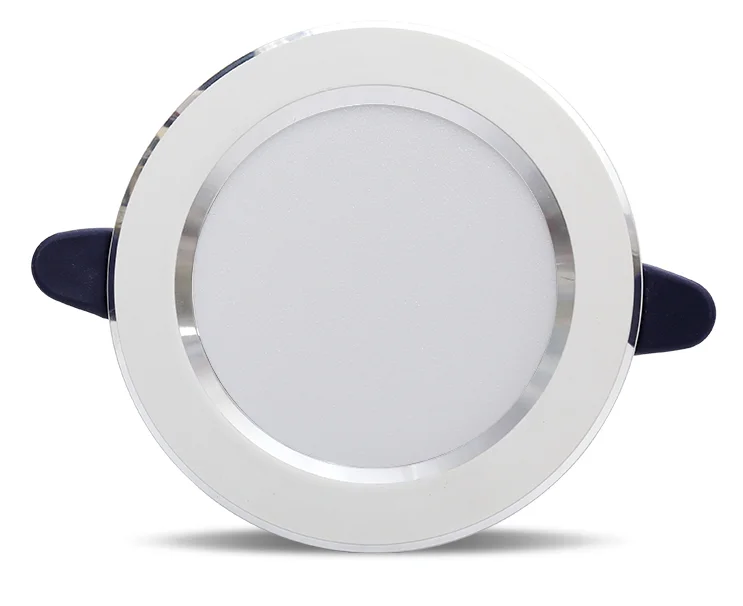 Three Colors IP44 Rated Aluminum Led Downlight 6W Modern Design Ceiling Embedded Indoor Lighting for Home Office & Living Room