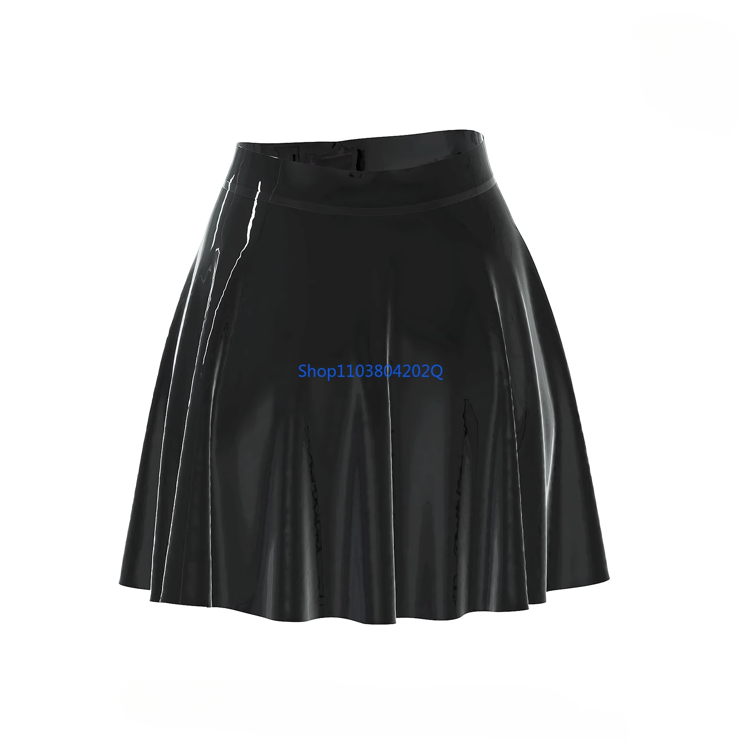 

Black Peach Custom Latex Clothes DE001 Skirt, Gel Clothes Cosplay Animation Gel Latex