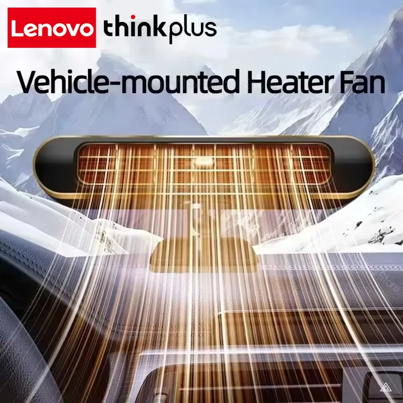 Lenovo ThinkPlus Electric Car Heater 12V Portable Demister Defroster Heating Fan 200W Dryer Windshield Defogging Accessroies