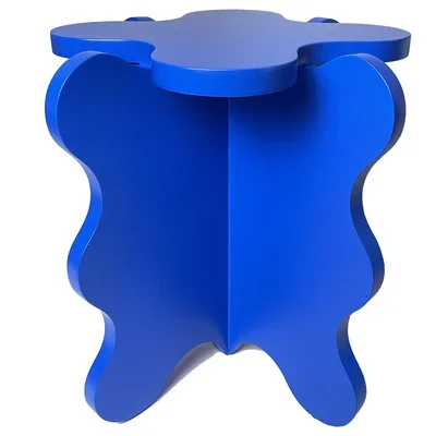 Cartoon Petal Side Table Ins Celebrity Blogger Same Paragraph Wave Coffee Table Creative Color Small Table Shooting Props