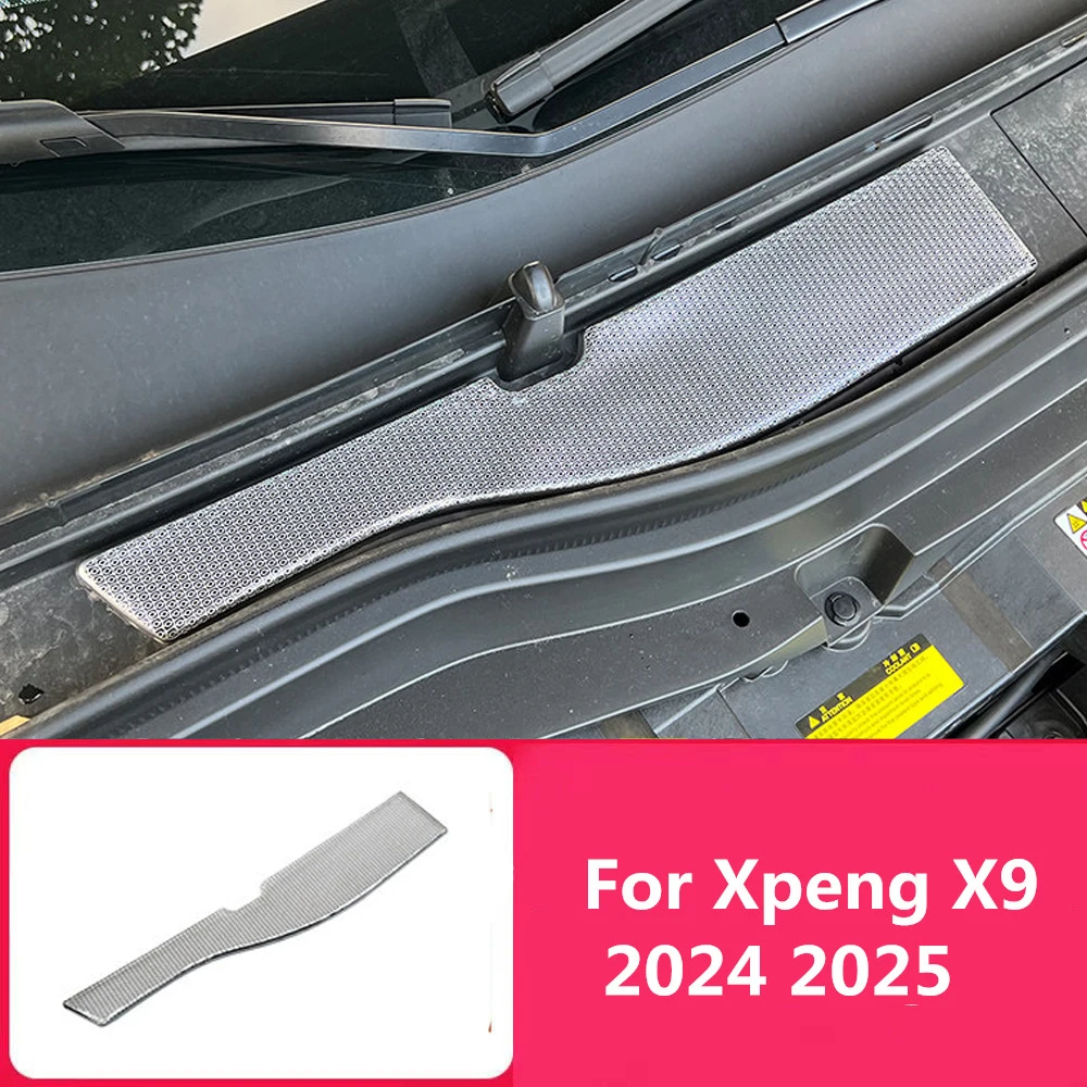 

Fit For Xpeng X9 2024 2025 Water Channel Protective Cover Head Air Conditioning Air Inlet Filter Cartridge Insect proof Mesh