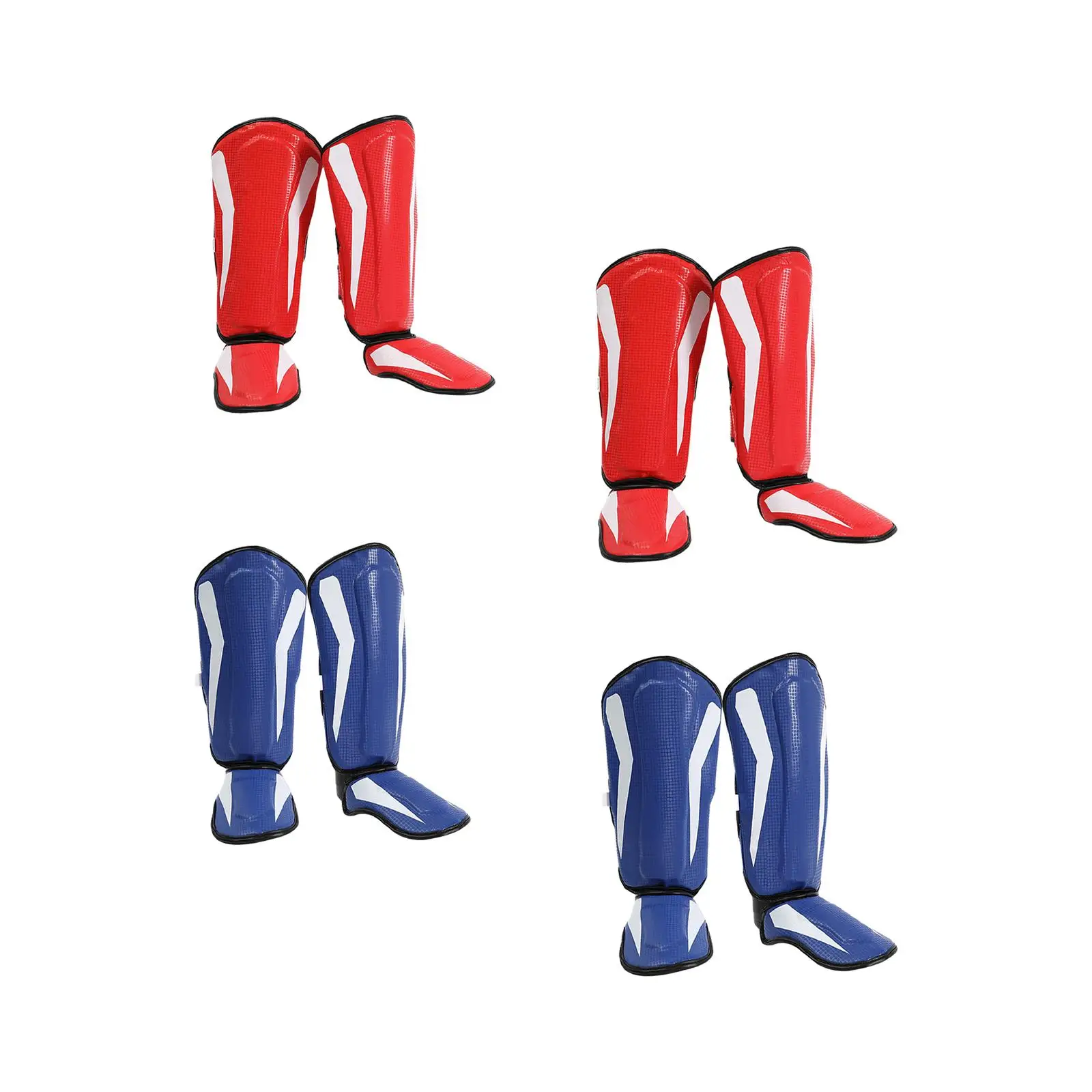 

Muay Thai Kickboxing Shin Guards Adults Boxing Equipment Leg Guards Shin Instep Pads for Sanda Taekwondo Boxing Sparring Kicking