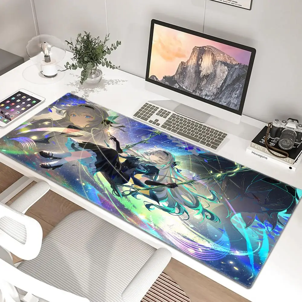 Mouse pad XXL speed e-sports players Office Laptop Computer Keyboard Pad H-honkai Star Rail Firefly Non Slip Desk Mat Mousepad