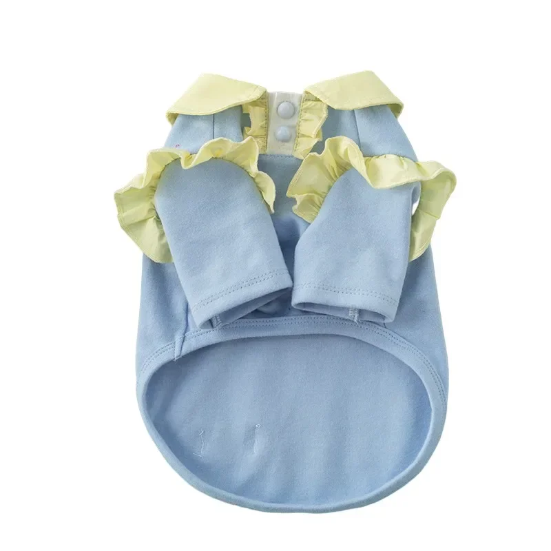 

Summer Dog T-shirt Cat Puppy Clothes Cotton Dog Shirt Yorkshire Terrier Pomeranian maltese Bichon Schnauzer Pet Clothing Outfits