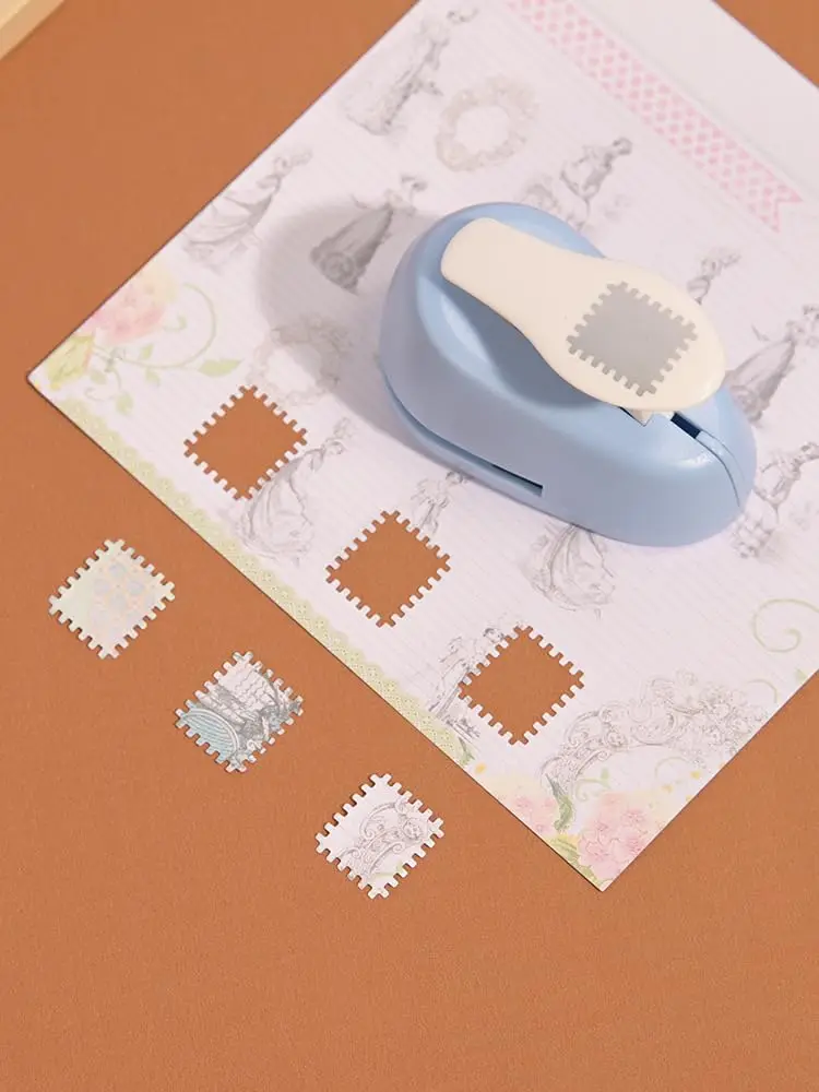 

1pc Cute stamp embossing tool, stamp journal hole punch, creative handmade embossing tool, journal material collection tool.