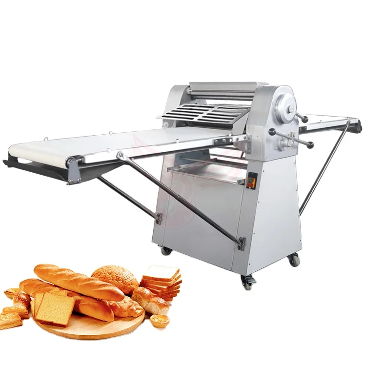 Commercial Pastry Food Pizza Noodles Dough Sheeter Machine/Croissant Production Line Snack Making Bakery Machine Dough Sheeter