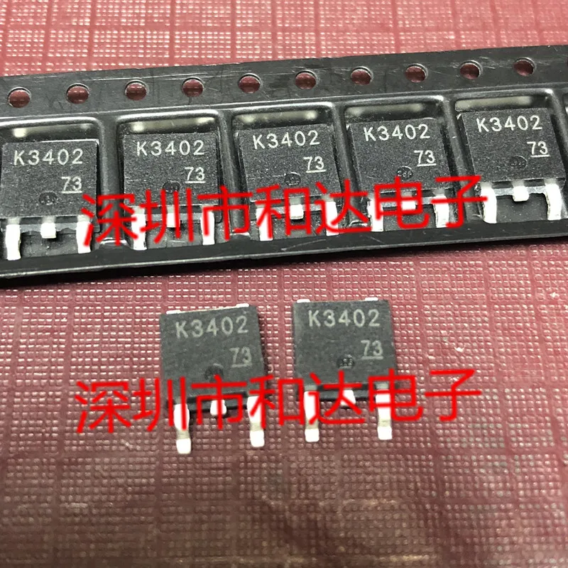 10pcs orginal new 2SK3402 K3402 TO-252 60V 36A