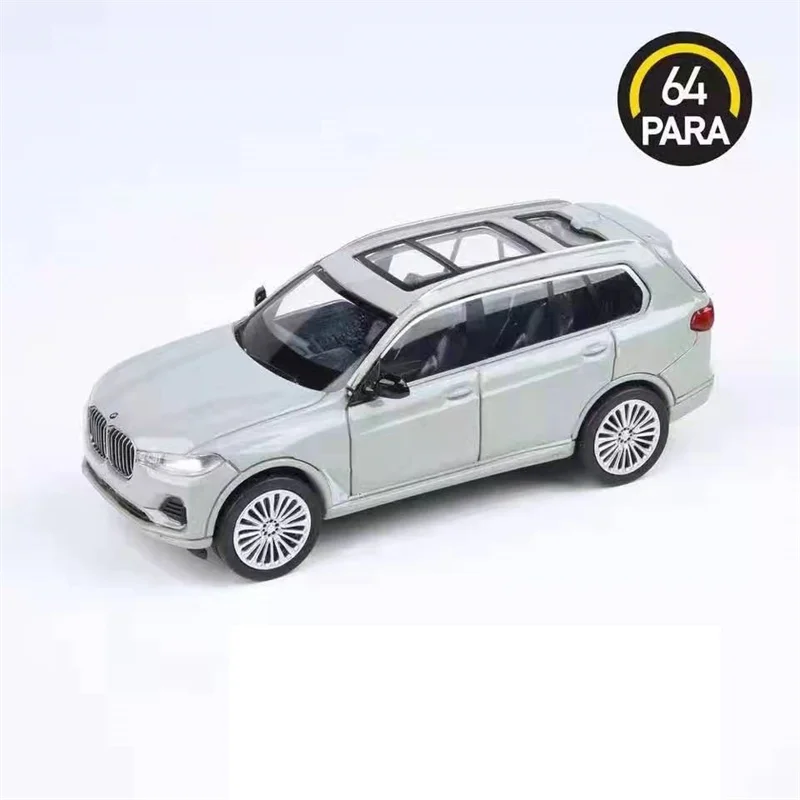 Para64 1:64 X7 SUV złoty/szara seria symulacja stopu Model samochodu