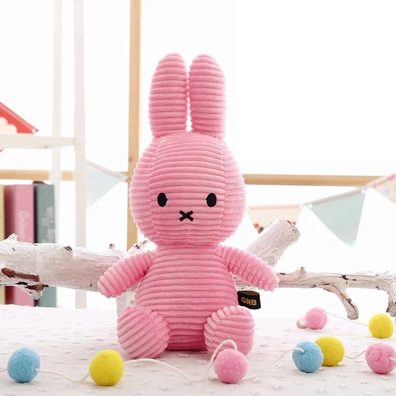 Original Cartoon Miffy Rabbit Plush Toys Kawaii Baby Accompany Highquality Plushie Doll Cute Room Decoration Children\'s Gift