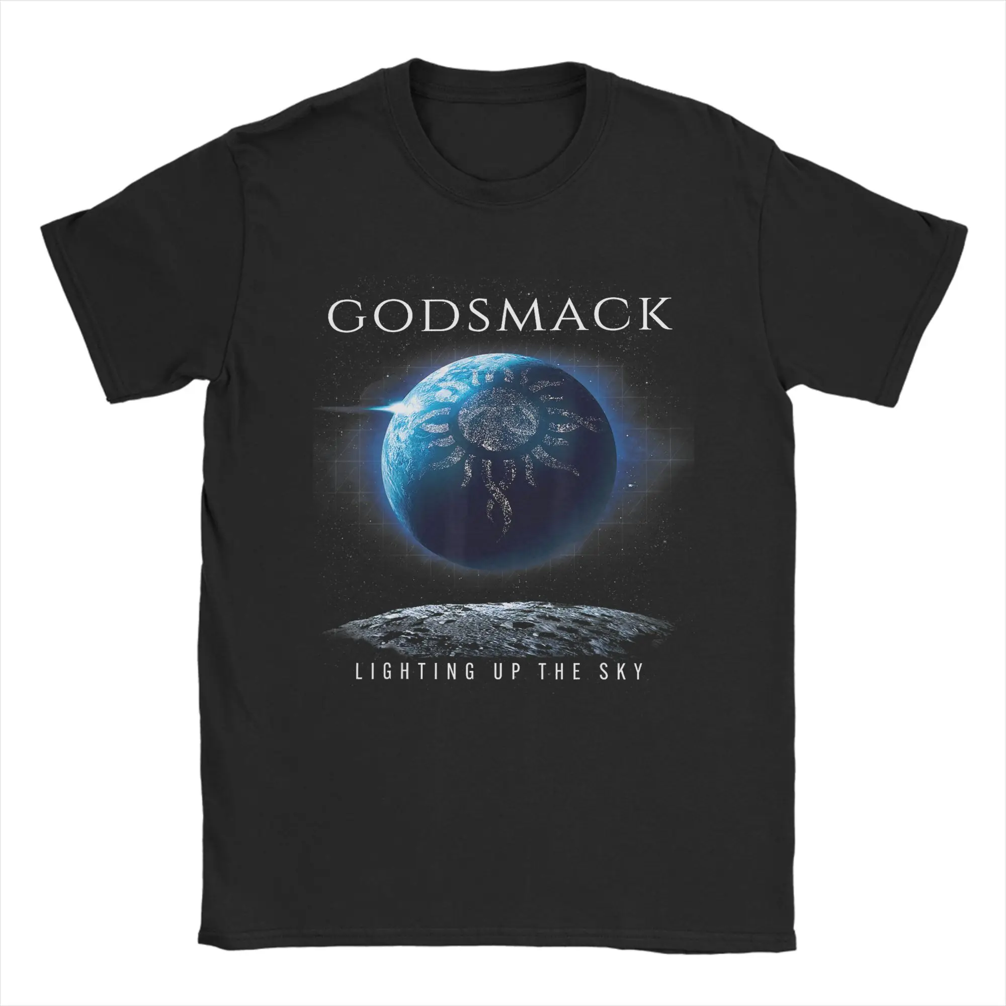 Men's Godsmack The Rise of Rock ITIN T Shirts  100% Cotton Clothing Leisure Short Sleeve Round Collar Tees Plus Size T-Shirt