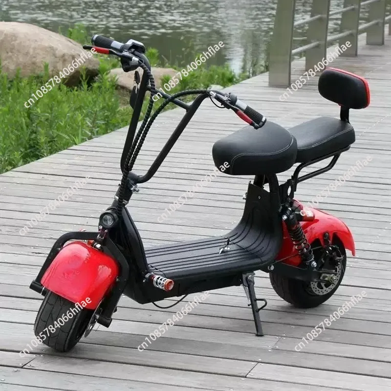 Shaft Drive Three-Wheel Electric Scooter, 48V 1000W City Commuter Tricycle