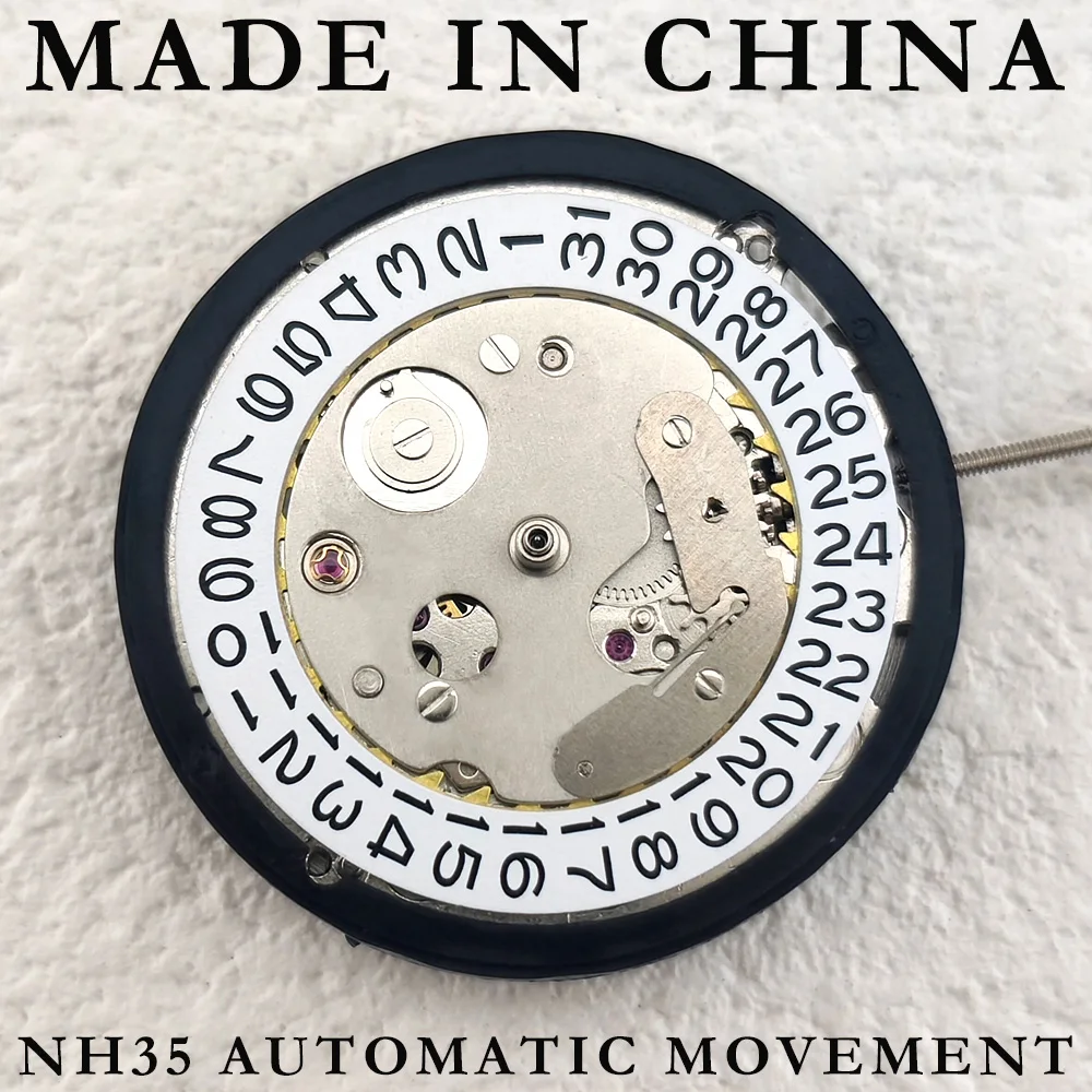 

Сделано в Китае NH35A NH36A механизм с одним календарем и двойным календарем заменяет японские аксессуары для часов с механизмом NH35/36A