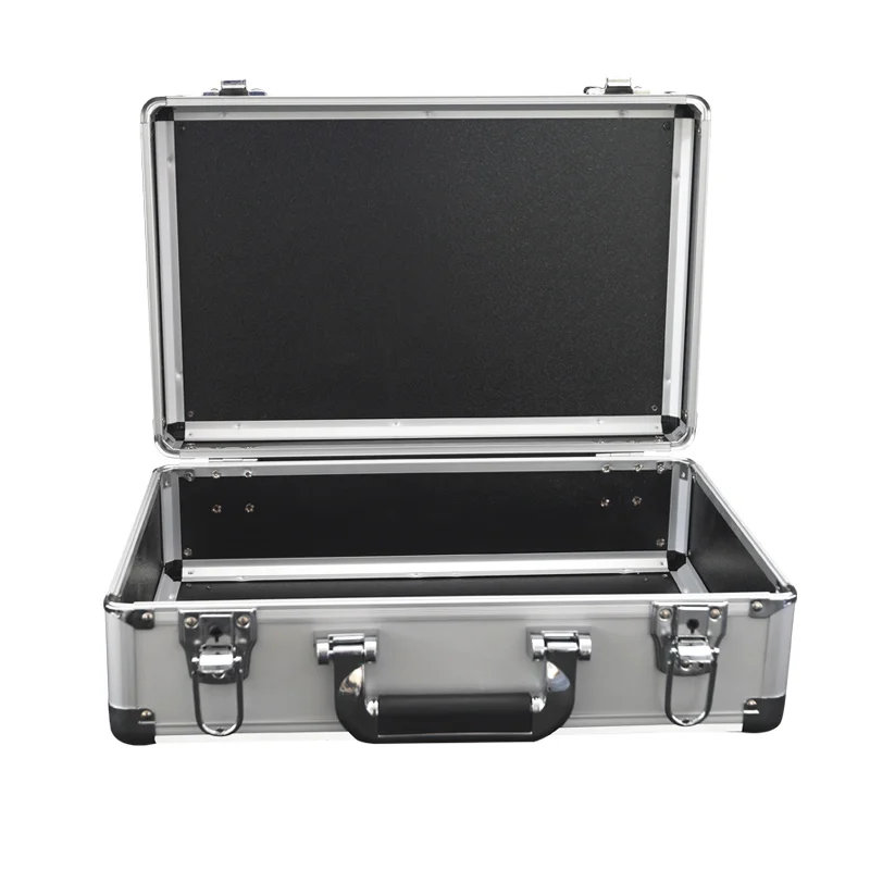 Portable & Safe Aluminum Alloy Toolbox Storage Case Travel-friendly Tool Box