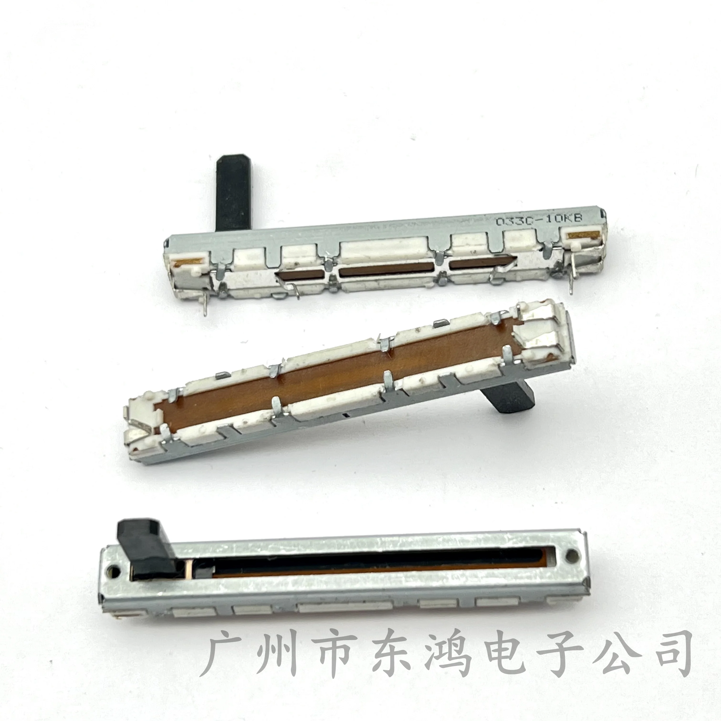 donghopng 1 PCS Alps 60mm Straight-Slip Potentiometer 3 Pin B10K Shaft Length 15MM for Electronics Component Market
