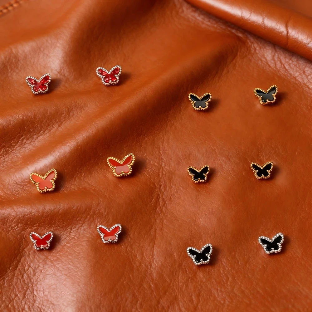 

2025 New Elegant accessories Women's Mini Butterfly Earrings, Exquisite Party Jewelry, Ideal Gift for Girlfriend & Mom