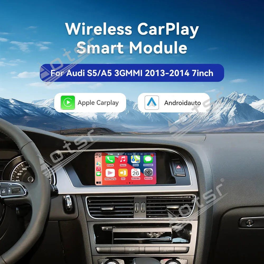 Wireless Carplay Decoder Box For S5/A5 3GMMI 2013-2014 General Android Auto Airplay HD Mirror Link Vehicle Accessories