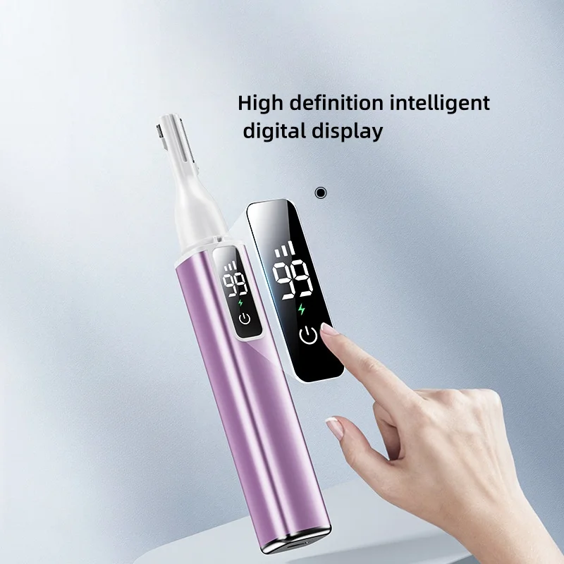 XIAOMI New Smart Electric 2 in1 Nose Hair Trimmer eyebrow trimming High Speed Motor Portable Clipper Trimmer For Men and Women