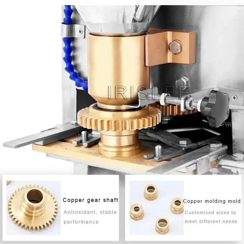 ماكينة ضرب كرات اللحم الكهربائية التجارية ماكينة تصنيع كرات اللحم من الفولاذ المقاوم للصدأ