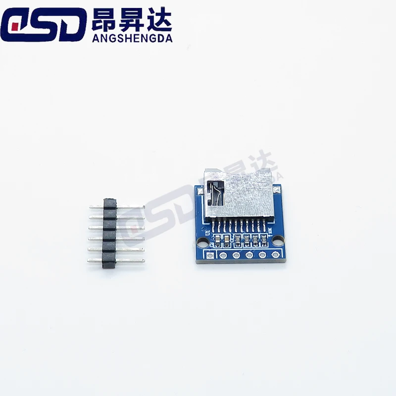 Фото Модуль для чтения карт Micro SD SPI 3.3V TF, 5 шт., для Arduino ESP32 STM32 |   Разъемы без пайки (решение для самостоятельного создания решения для хранения данных)