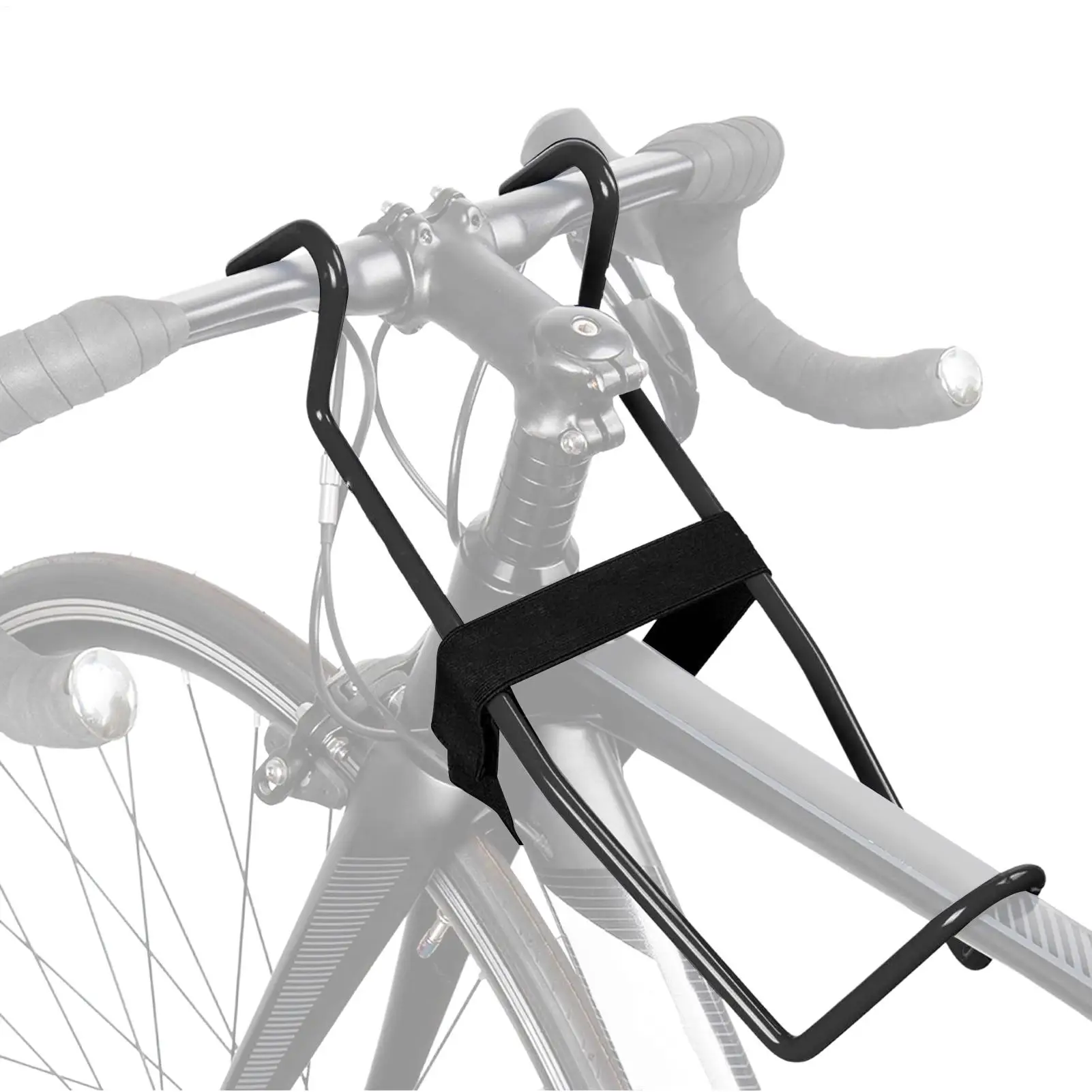 Handlebar Holder For Bike Repair Stand, Anti-Slip Clamp Tool With Scratch-Proof Padding, Steering Stabilizer Accessory