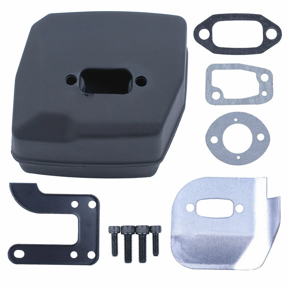 Imagem -02 - Silenciador de Escape Deflector Kit Parafusos Silenciador Garden Power Tool Acessórios Fit para Ported 61 268 272 272xp 268k 272s