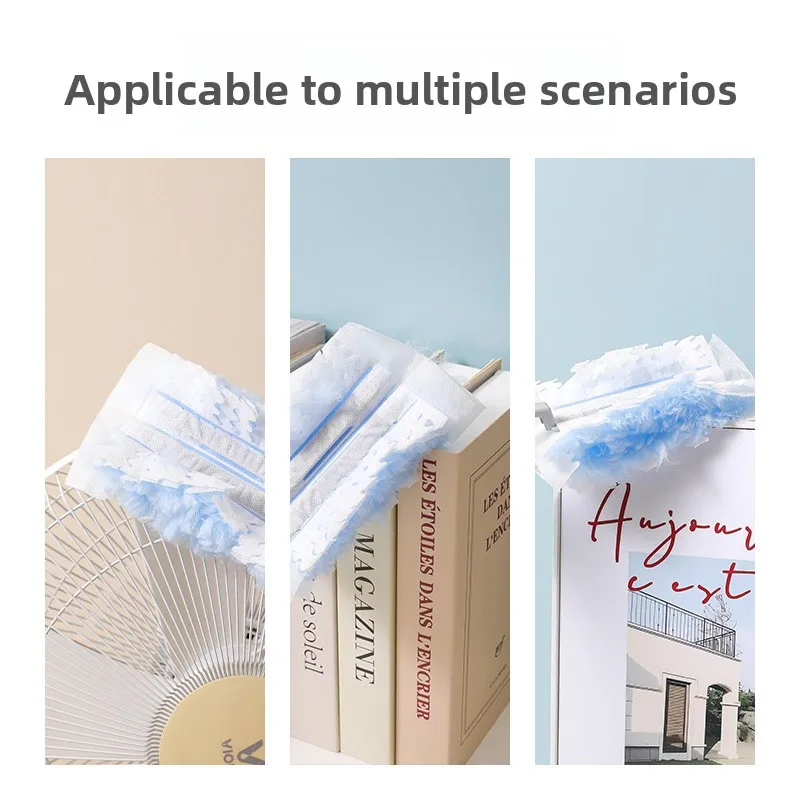 home Disposable Electrostatic Dust Duster Adsorption Dust Removal Feather Duster Household Desktop Gap Cleaning Brush Dust
