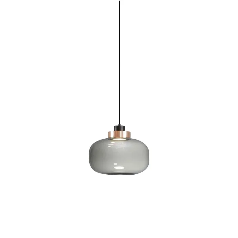 Modern LED Glass Pendant Light, Designer, Quarto, Cabeceira, Candeeiros Pendurados, Minimalista, Restaurante, Bar, Sala de Estudo, Home Lighting Decor