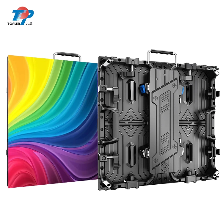 TOPLED P3.91 Full Color HD 3D Video Magic Cube LED Display Screen Energy Saving Digital Advertising Curtain Cloud-Based CMS