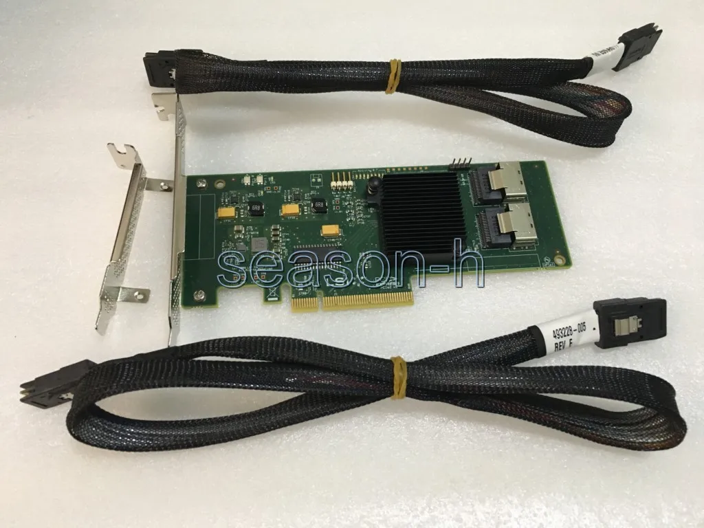 RAID Controller for LSI Internal SATA/SAS PCI-e RAID Controller Card SAS 9211-8i 8 PORT HBA+cables