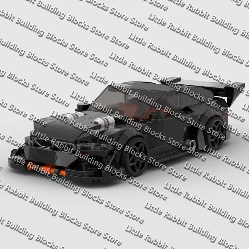 QWERT Speed Racing Car Model MOC Building Bricks M2 Two-Door Coupe Modular Technology Gifts Holiday Assemble Toys Suit Display