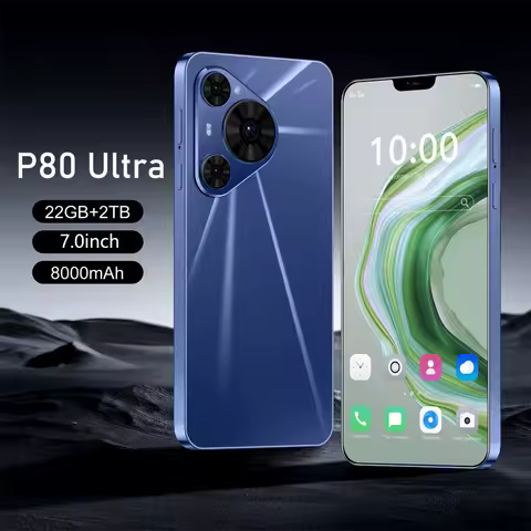 Brand New Pad Tablet PC P80 Ultra 7.0 Inch HD 4K Android 22GB+2TB 8000Mah Battery 4G 5G Dual Sim Card Wifi GPS Google Tab