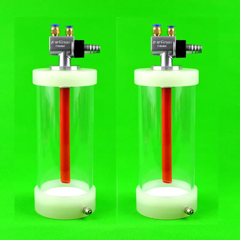 2 PCS Fluidization hopper cup (1 L) with IG02 pump for powder coating machine