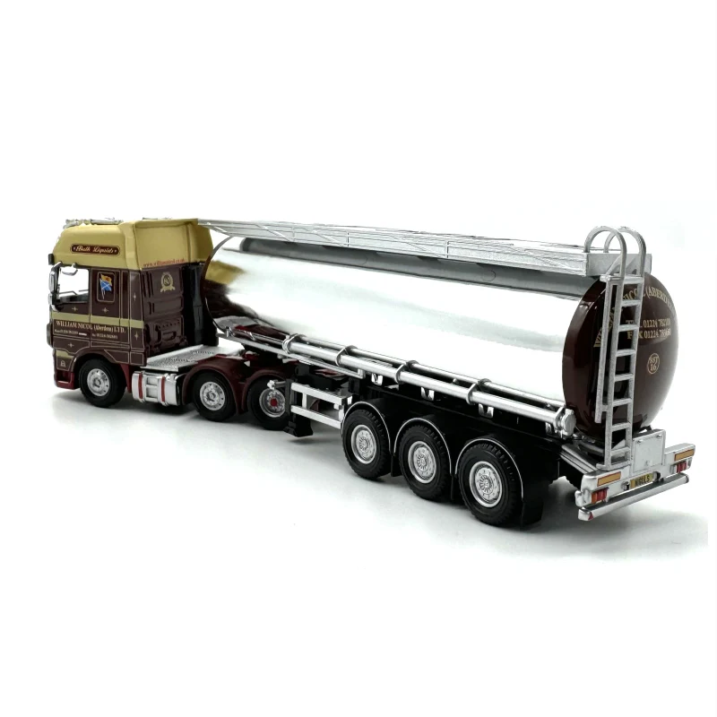 OXFORD-DAF-XF 1:76 Scale Diecast Alloy Tank Truck Trailer Toys Cars Model Classics Adult Nostalgia Souvenir Gifts Static Display