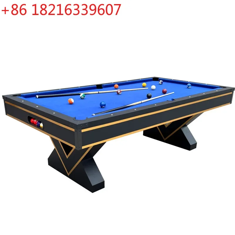 Household American indoor black eight billiard table marble board standard