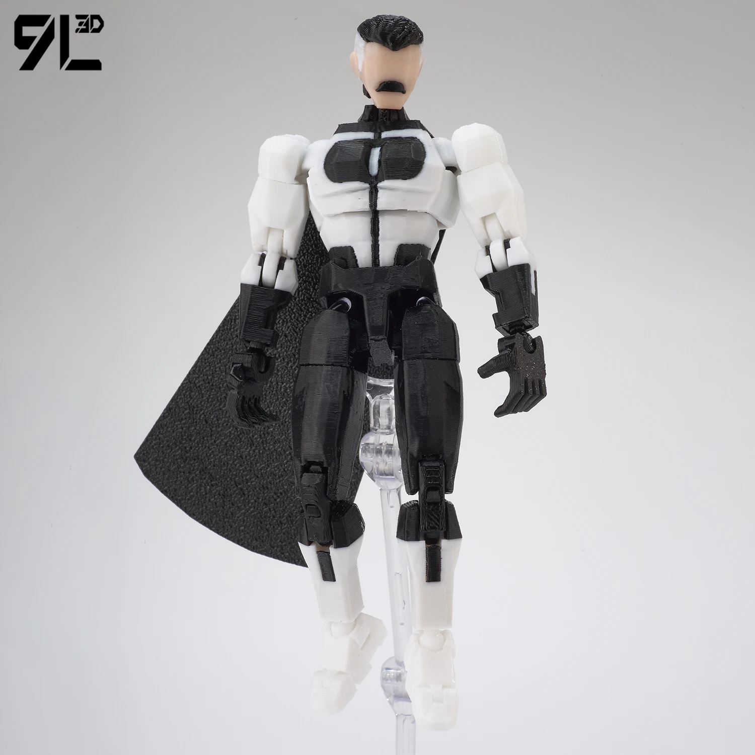 9L3D 3D Printed Nova T 13 Invincible Action Figure Set Assembled