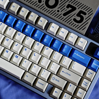 GMK Blue Alert Keycap PBT Five-Sided Thermal Sublimation Cherry Profill Mechanical Keyboard Keycaps Accessories for PC Computer