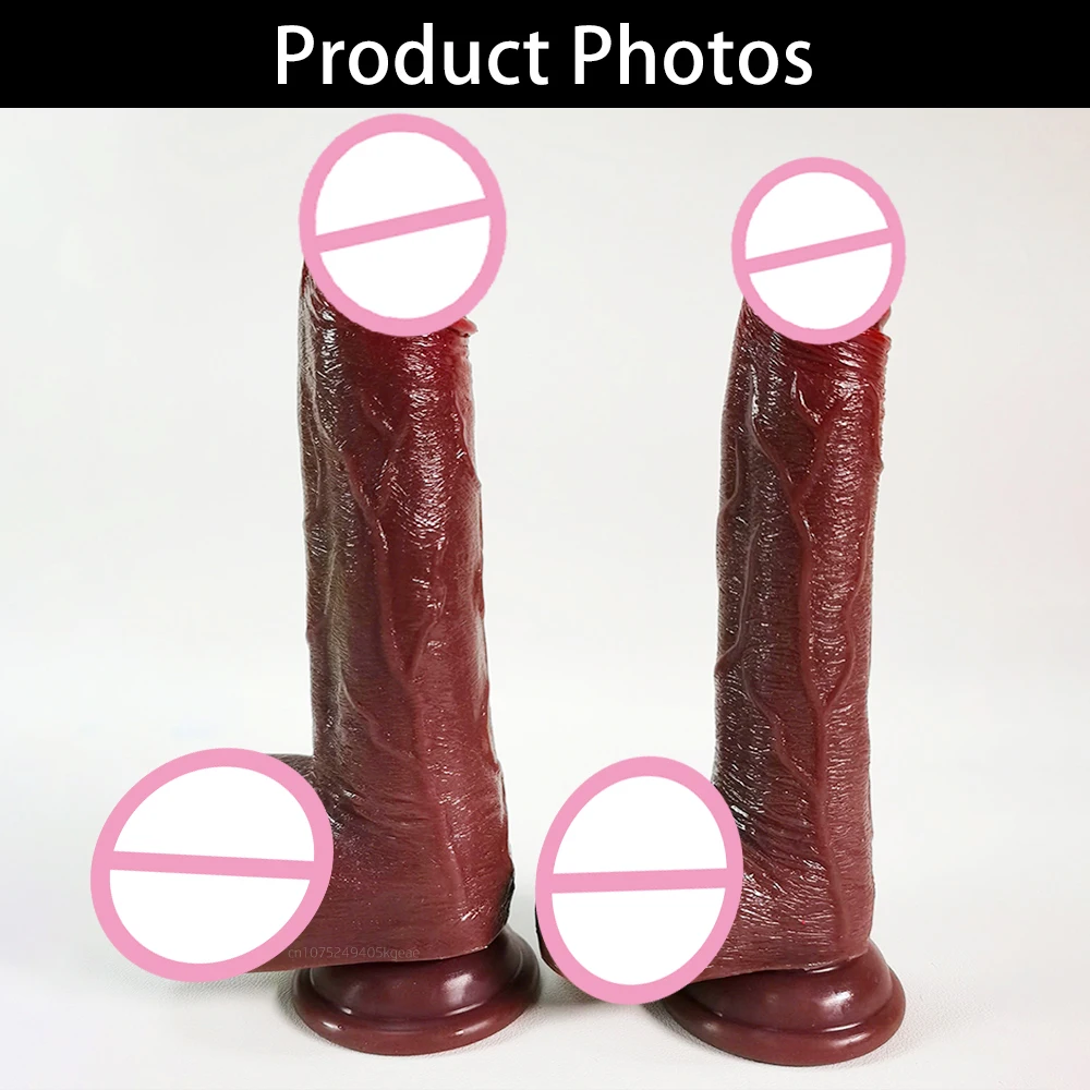 Large Suction Cup Dildo Telescopic Dildo Full Size Realistic Vibrator Rubber Penis Real Toys For Adults Sex Toys For Women