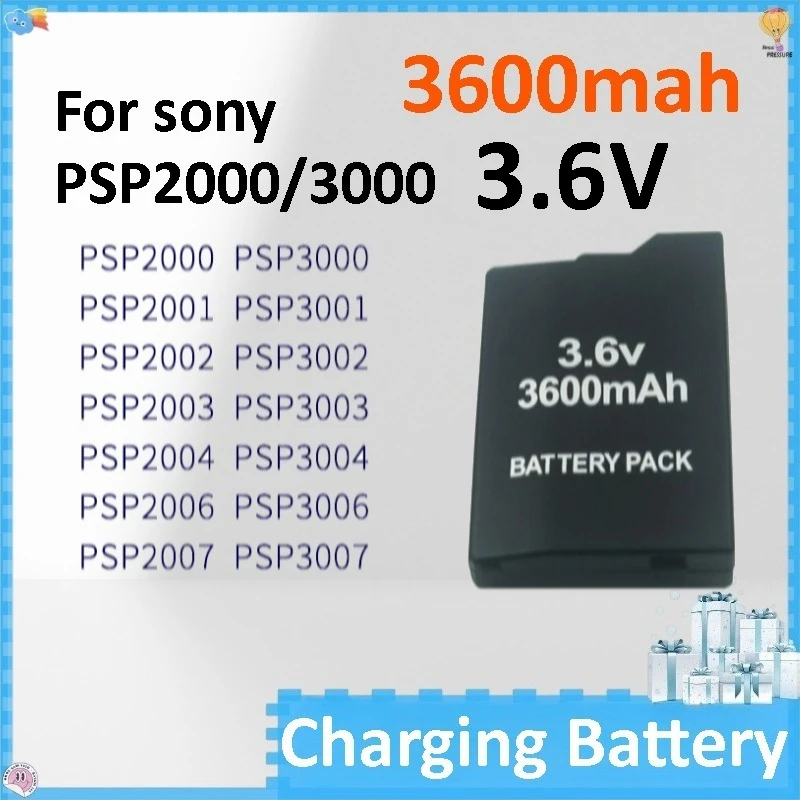 

5pcs PSP-S360 3600mah 3.6V Battery for Sony PSP 2000 3000 3001 3002 2001 Gamepad PlayStation Portable Controller