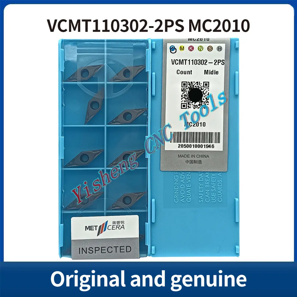

METCERA Cutting Tools VCMT110302-2PS VCMT110304-2PS VCMT110304-3MU VCMT160404-1PP VCMT160404-3MU MC2010 PV2110 PV8310 CNC blades