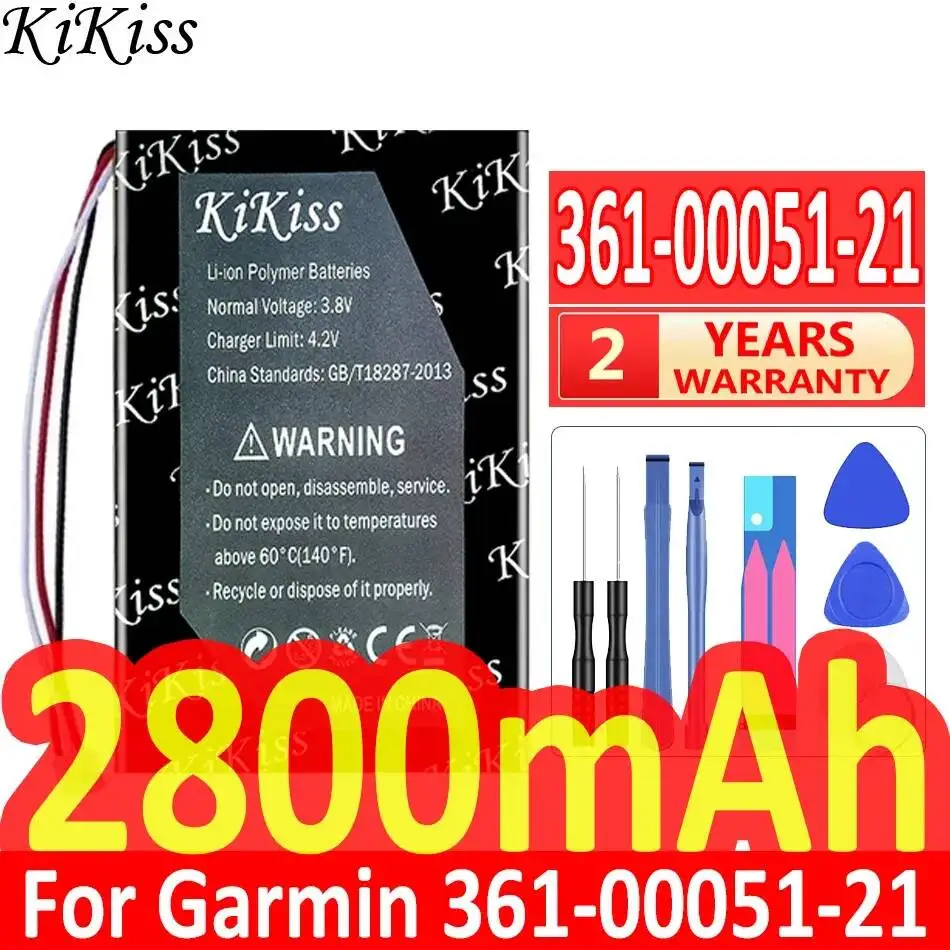 

Аккумулятор для GPS-устройства Garmin 361-00051-21 503759, стабильный, 2800 мАч