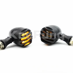 Motorcycle Turn Signals Lights Electric Vehicle Modified Super Bright Waterproof LED Fence Steering Universal 12V Direction Lamp