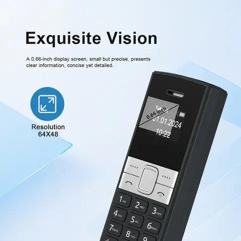 SERVO BM150 Superliten Mobiltelefon med Funktioner 2 SIM Standby Snabbval Automatisk Samtalsinspelning Svartalista Miniknapp Minsta Telefoner 8 best sales telefon med knappar - №5
