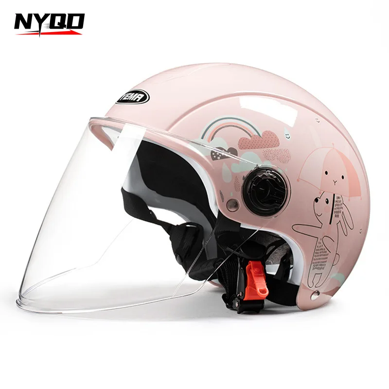 

YEMA Motocross Riding Helm Men Women Summer Sun Protection Universal Motorcycle Half Helmet Summer Motorbike Hat Capacetes Moto